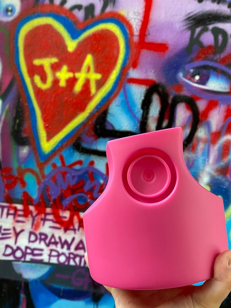 Banana Skinny Cap Pink Vinyl Art Toy Tenacious Toys