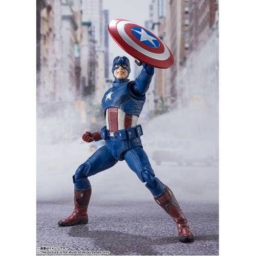 Bandai Avengers Infinity Captain America S.H.Figuarts Action Figure Action & Toy Figures ToyShnip