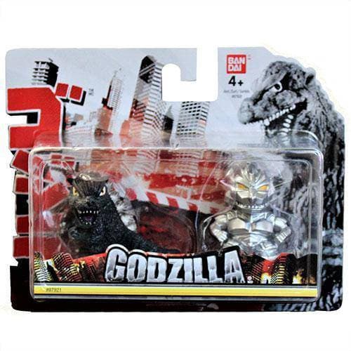 Bandai Godzilla Chibi Figure 2-Pack - Godzilla and Mechagodzilla Toys & Games ToyShnip
