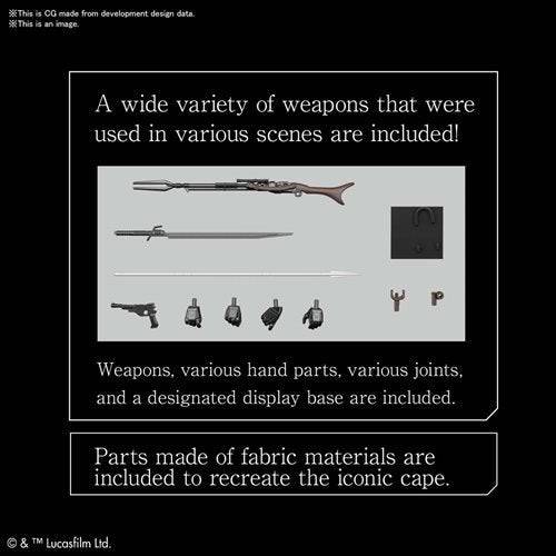 Bandai Star Wars: The Mandalorian 1:12 Scale Model Kit - Choose your Kit Action Figure ToyShnip