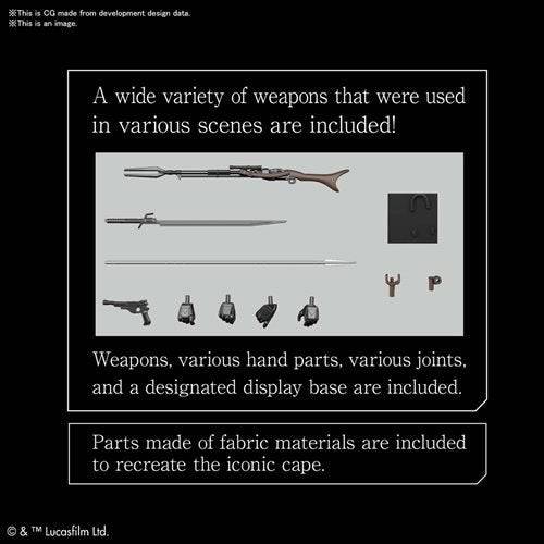 Bandai Star Wars: The Mandalorian 1:12 Scale Model Kit - Choose your Kit Action Figure ToyShnip