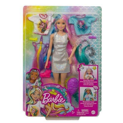 Barbie Fantasy Hair Blonde Doll Toys & Games ToyShnip