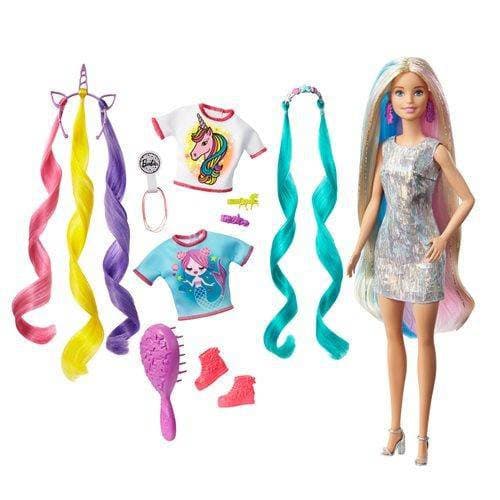 Barbie Fantasy Hair Blonde Doll Toys & Games ToyShnip
