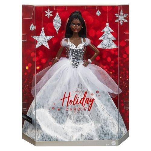 Barbie Holiday 2021 Doll - Dark Hair Dolls ToyShnip