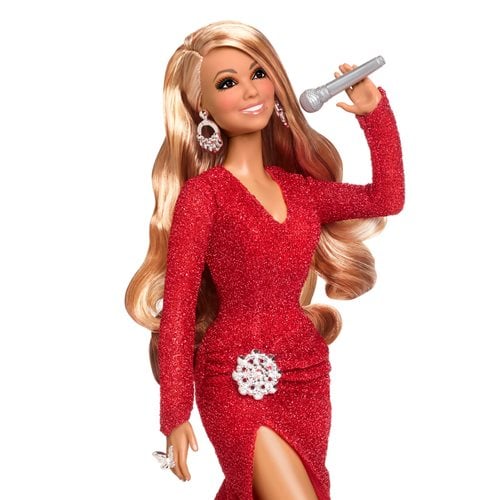 Barbie x Mariah Carey Holiday Celebration Doll Dolls ToyShnip