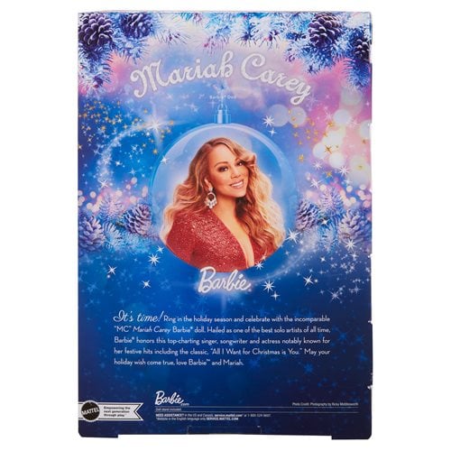 Barbie x Mariah Carey Holiday Celebration Doll Dolls ToyShnip