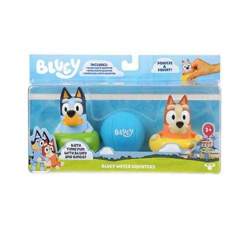 Bath Time Fun with Bluey & Bingo - Bluey Bath Squirters 3 Pack Action & Toy Figures ToyShnip
