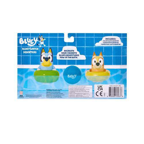 Bath Time Fun with Bluey & Bingo - Bluey Bath Squirters 3 Pack Action & Toy Figures ToyShnip