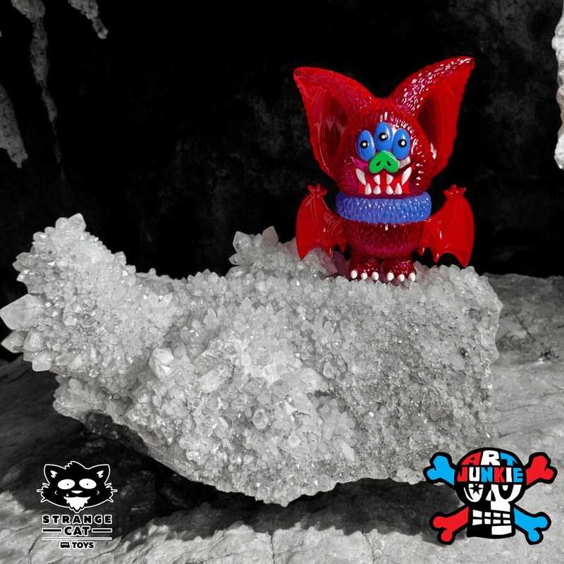Beast Bat - Clear Pink by Art Junkie Designer Toys Strangecat Toys