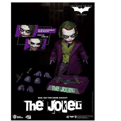Beast Kingdom DC Batman: The Dark Knight EAA-120 Joker Action Figure Toys & Games ToyShnip