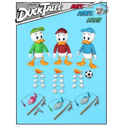 Beast Kingdom Ducktales DAH-069 Dynamic 8-Ction Huey Dewey Louie Action Figure Set Toys & Games ToyShnip