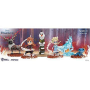 Beast Kingdom Frozen II - Elsa, Anna, Fire Spirit, the Nokk, Oalf - Mini Egg Attack Series MEA-014 6-Piece Figure Set Action Figure ToyShnip