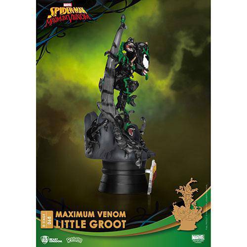 Beast Kingdom Marvel Comics: Maximum Venom - Little Groot - DS-068 D-Stage Series 6In Statue Action Figure ToyShnip