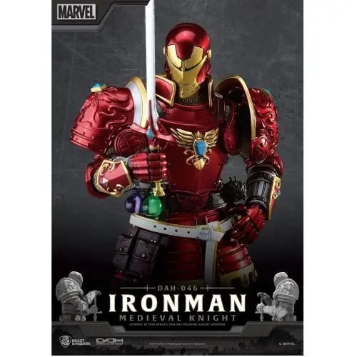 Beast Kingdom Medieval Knight Iron Man DAH-046 Dynamic 8-Ction Action Figure Toys & Games ToyShnip