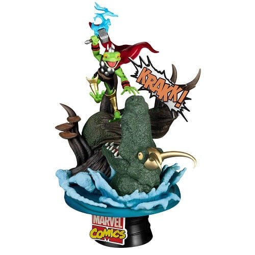 Beast Kingdom SDCC 2022 Marvel Comics DS-107SP Throg Special Edition D-Stage 6-Inch Statue Toys & Games ToyShnip
