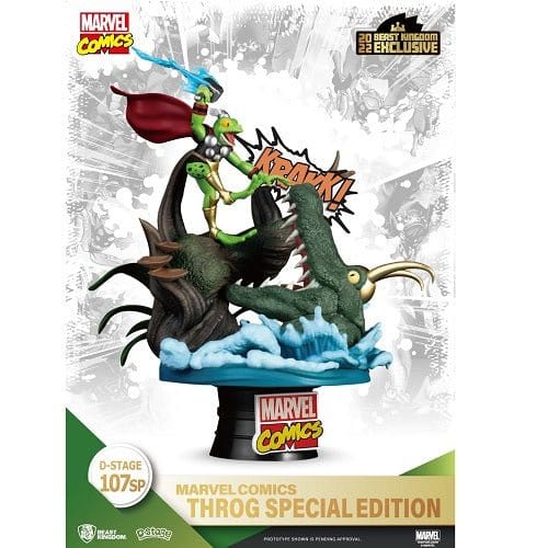 Beast Kingdom SDCC 2022 Marvel Comics DS-107SP Throg Special Edition D-Stage 6-Inch Statue Toys & Games ToyShnip