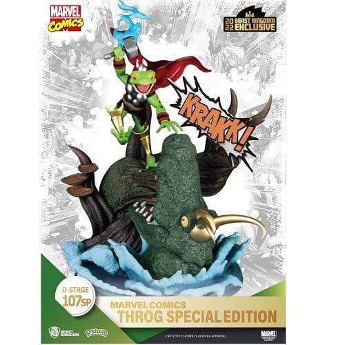Beast Kingdom SDCC 2022 Marvel Comics DS-107SP Throg Special Edition D-Stage 6-Inch Statue Toys & Games ToyShnip
