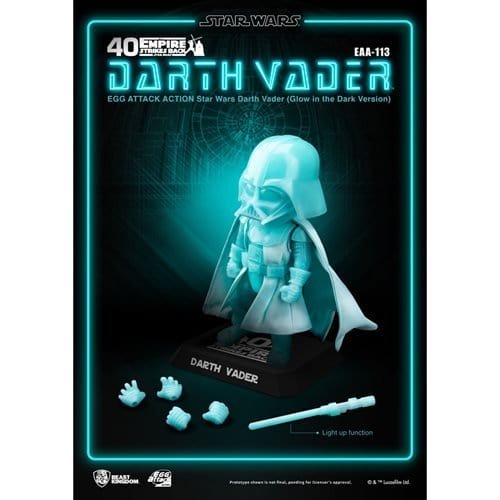 Beast Kingdom Star Wars EAA-113 Darth Vader Glow-in-the-Dark Action Figure Toys & Games ToyShnip