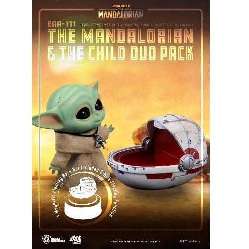 Beast Kingdom Star Wars The Mandalorian & Child EAA-111 Action Figure Set Toys & Games ToyShnip