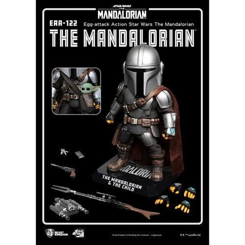 Beast Kingdom Star Wars The Mandalorian EAA-122 Action Figure Toys & Games ToyShnip