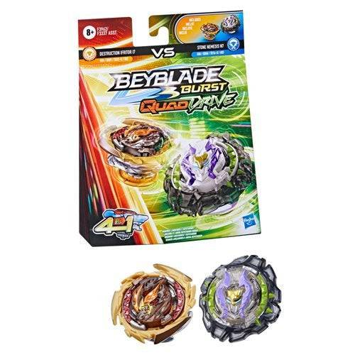 Beyblade Burst Quad Drive Dual Packs - Choose your Beyblade Battle Tops ToyShnip