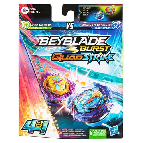 Beyblade Burst QuadStrike Dual Pack - Choose your Beyblade Battle Tops ToyShnip