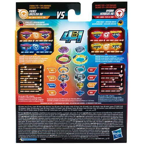 Beyblade Burst QuadStrike Dual Pack - Choose your Beyblade Battle Tops ToyShnip