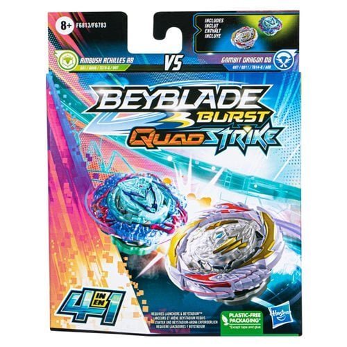 Beyblade Burst QuadStrike Dual Pack - Choose your Beyblade Battle Tops ToyShnip