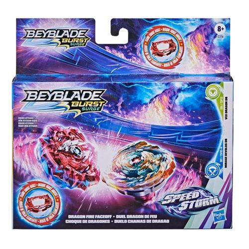 Beyblade Burst Surge Speedstorm Dragon Fire Faceoff Battle Tops ToyShnip