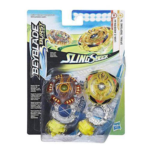 Beyblade Burst Turbo Slingshock Dual Pack - Choose your Beyblade Toys & Games ToyShnip