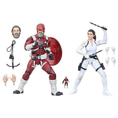 Black Widow Marvel Legends 6-Inch Red Guardian and Melina Vostkoff Action Figures Action & Toy Figures ToyShnip