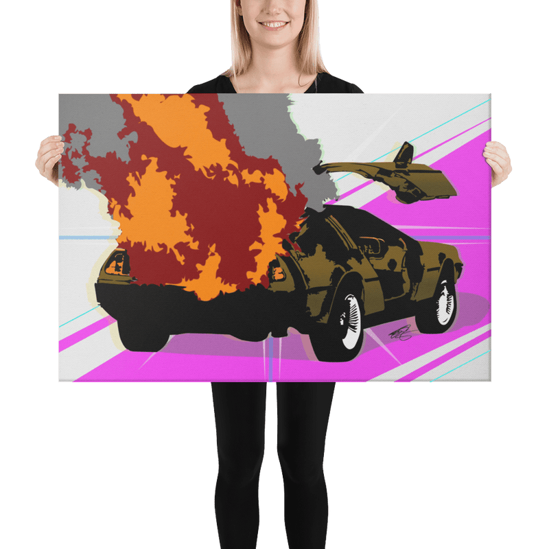 Blast from the Back canvas print by Ryan Glass Art & Swag Tenacious Toys