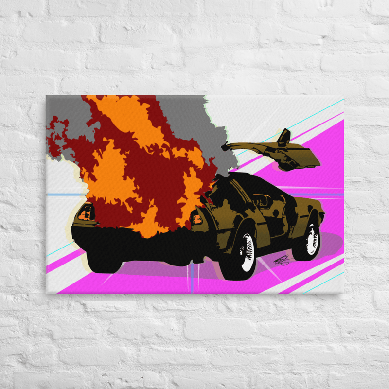Blast from the Back canvas print by Ryan Glass Art & Swag Tenacious Toys