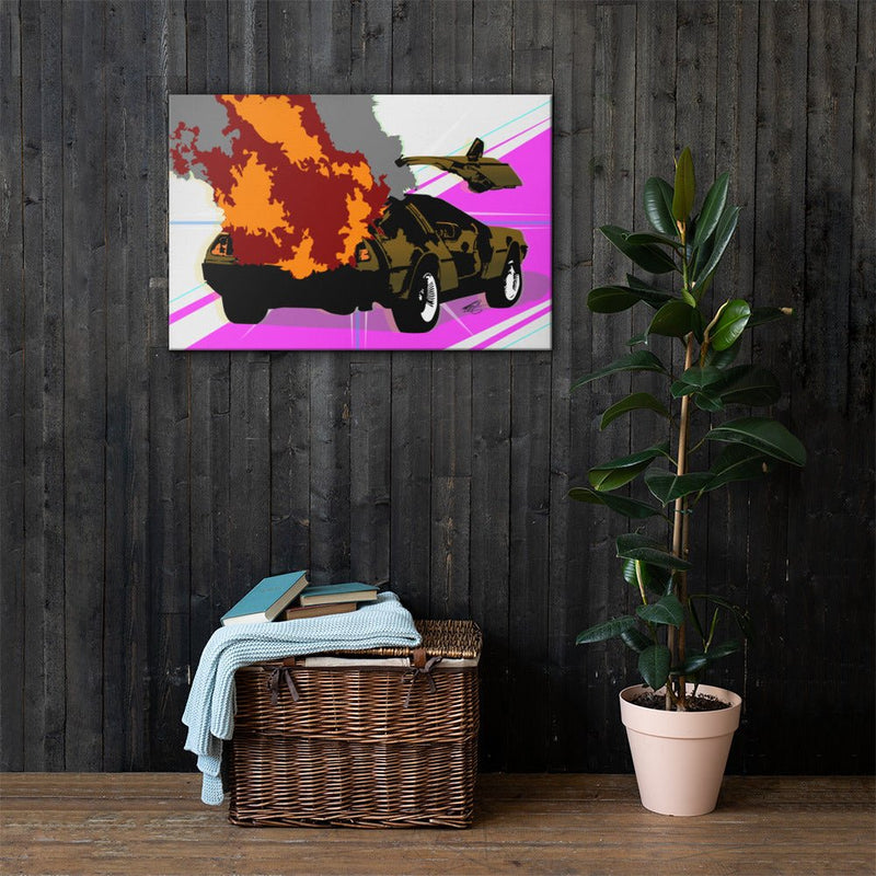 Blast from the Back canvas print by Ryan Glass Art & Swag Tenacious Toys