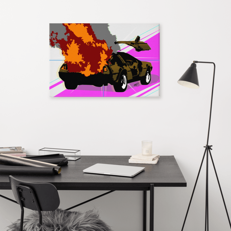 Blast from the Back canvas print by Ryan Glass Art & Swag Tenacious Toys