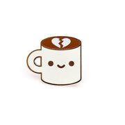 Broken Heart Coffee Pin Pin 100soft