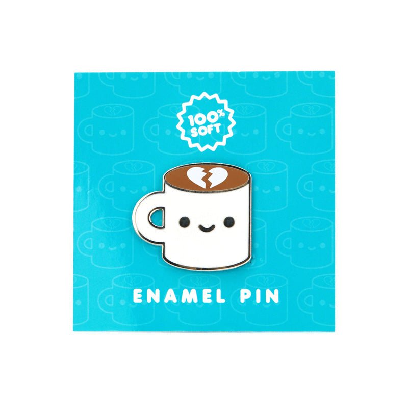 Broken Heart Coffee Pin Pin 100soft