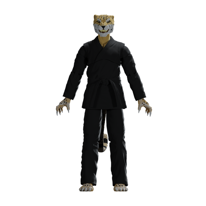 Zoo Jitsu Fighters Chico the Cheetah Action Figure Action Figure Icon Heroes