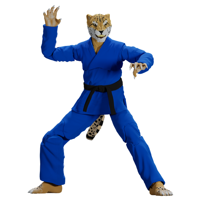 Zoo Jitsu Fighters Chico the Cheetah Action Figure Action Figure Icon Heroes