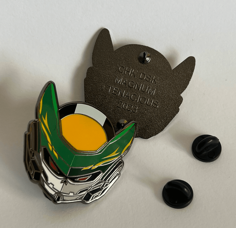 CHK_DSK Magnum Enamel Pin Set NYCC Exclusive Pin Tenacious Toys