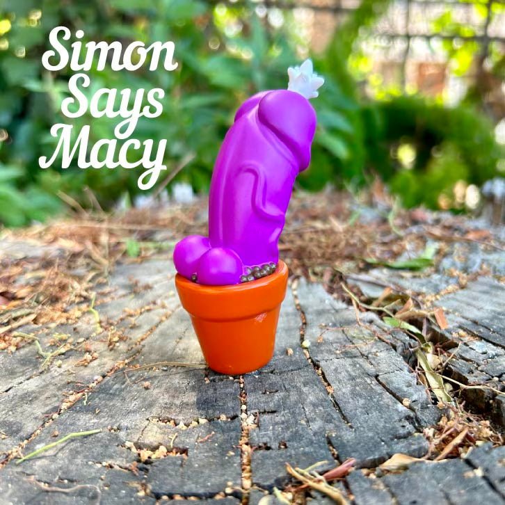 Cocktus - Eggplant Purple by Simon Says Macy Designer Toys Strangecat Toys