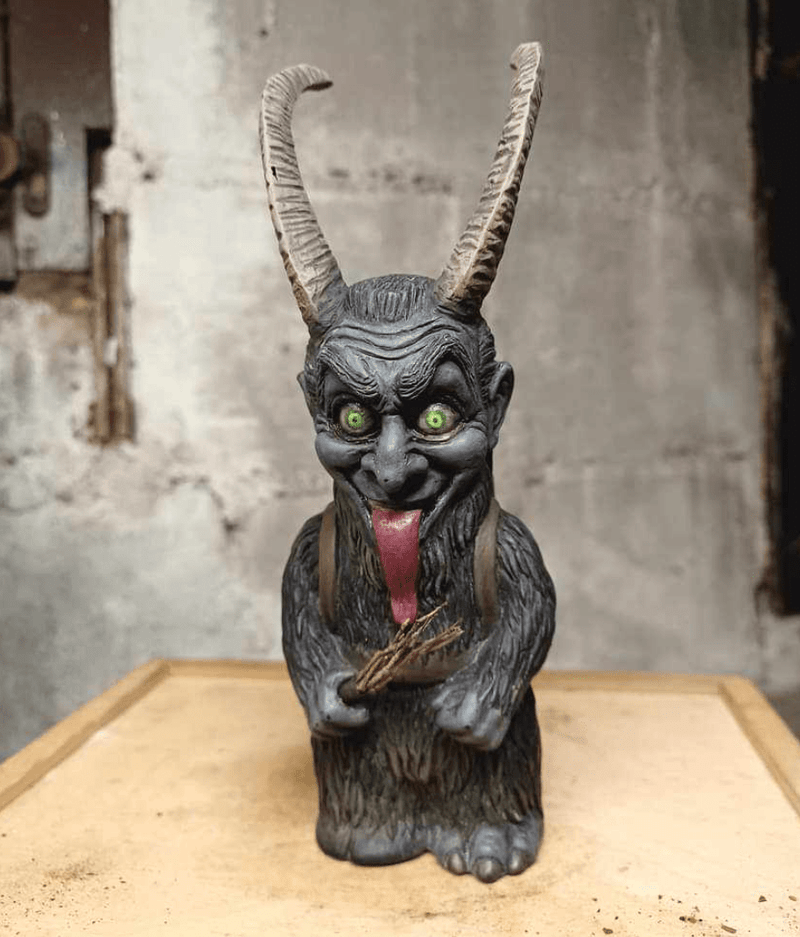 Custom resin Krampus by NEMO Custom NEMO