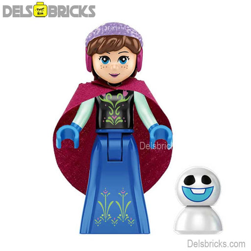 Anna from Frozen Disney Lego Minifigures Minifigures DelsBricks Minifigures