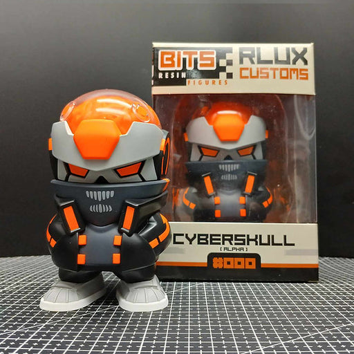 Cyberskull BITS Alpha 000 Orange PREORDER Resin RLUX