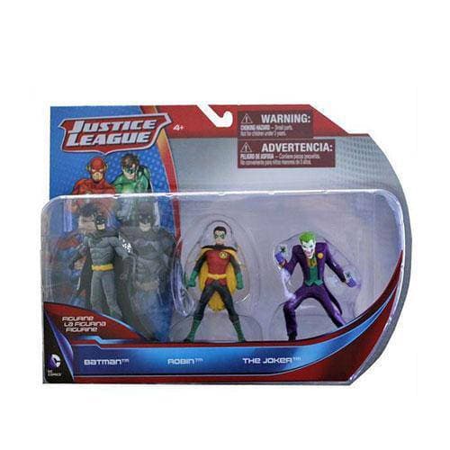 DC Comics: Justice League of America Action Figure 3-Pack - Batman", " Robin", " The Joker Toys & Games ToyShnip