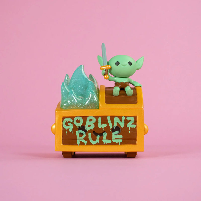 Wizard of Barge Goblinz Rule Dumpster Fire Vinyl Figure PREORDER SHIPS FEB Vinyl Art Toy 100soft