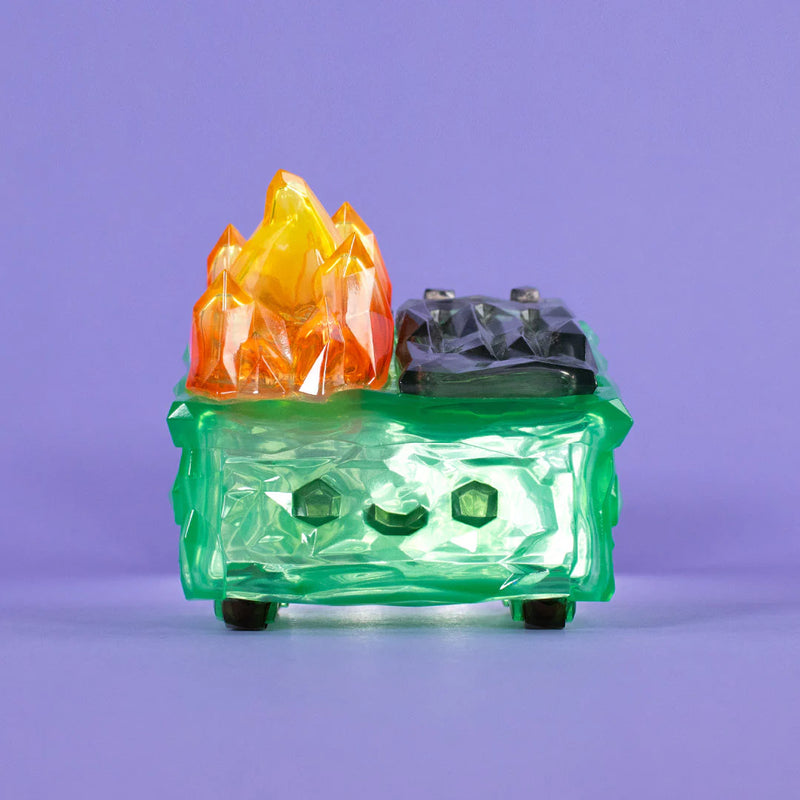 Gem Dumpster Fire Vinyl Figure Vinyl Art Toy 100soft