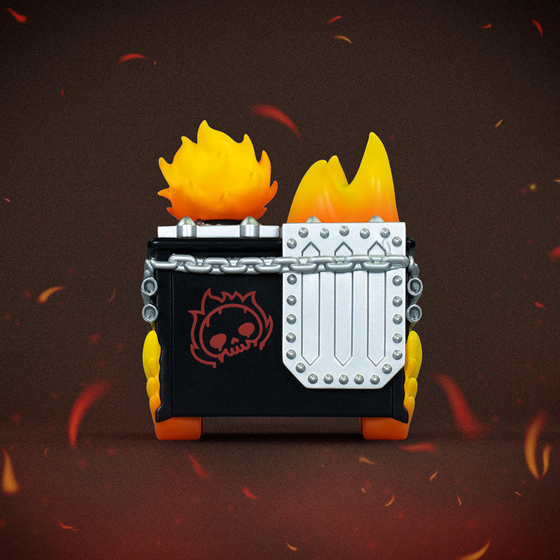 Ghost Rider Dumpster Fire Vinyl Figure PREORDER SHIPS APRIL Vinyl Art Toy 100soft