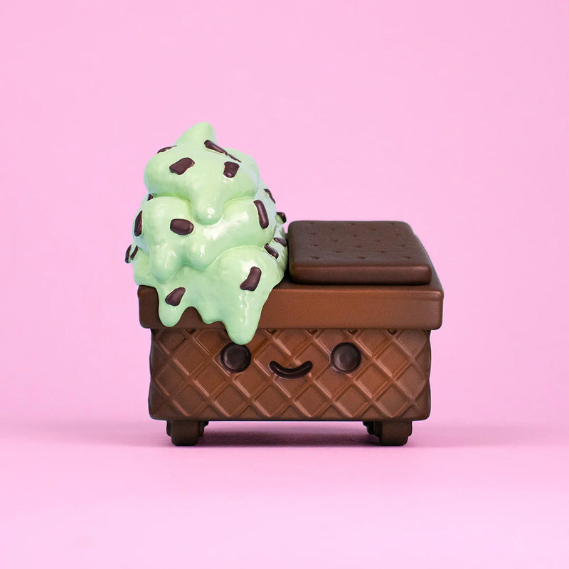 Mint Chip Dumpster Ice Cream Vinyl Figure Vinyl Art Toy 100soft