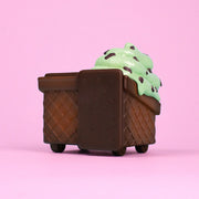 Mint Chip Dumpster Ice Cream Vinyl Figure Vinyl Art Toy 100soft